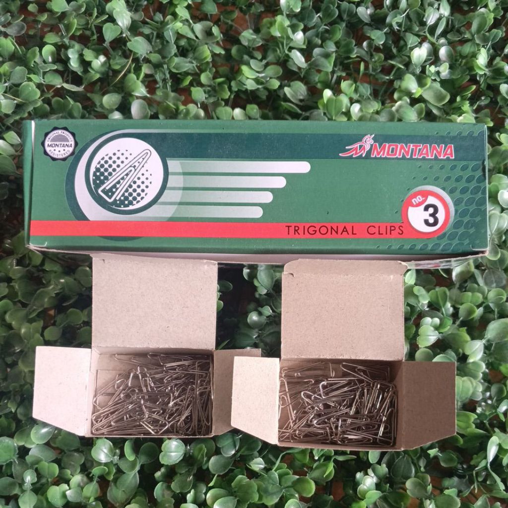 

Clip Penjepit Kertas Trigonal clip no.3 Montana