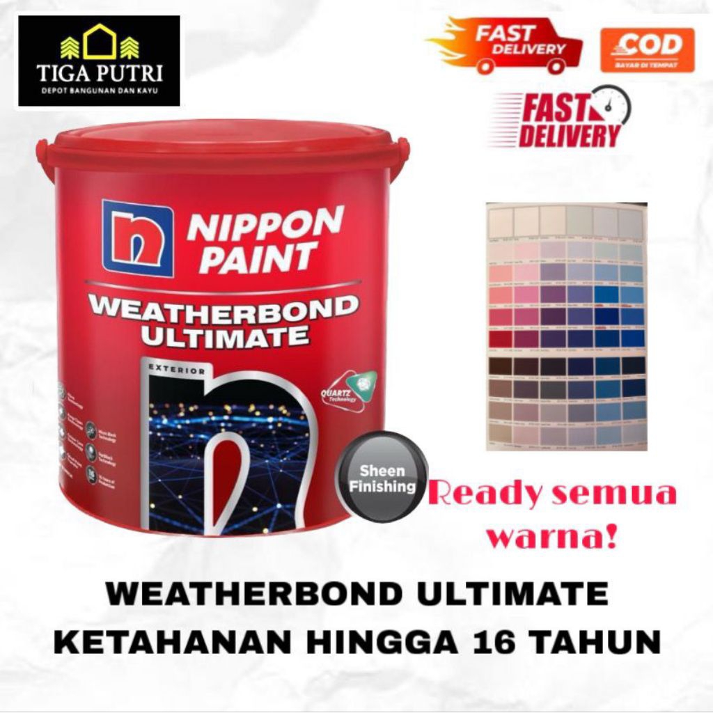CAT TEMBOK UNTUK EKSTERIOR/LUAR WEATHERBOND ULTIMATE NIPPON PAINT