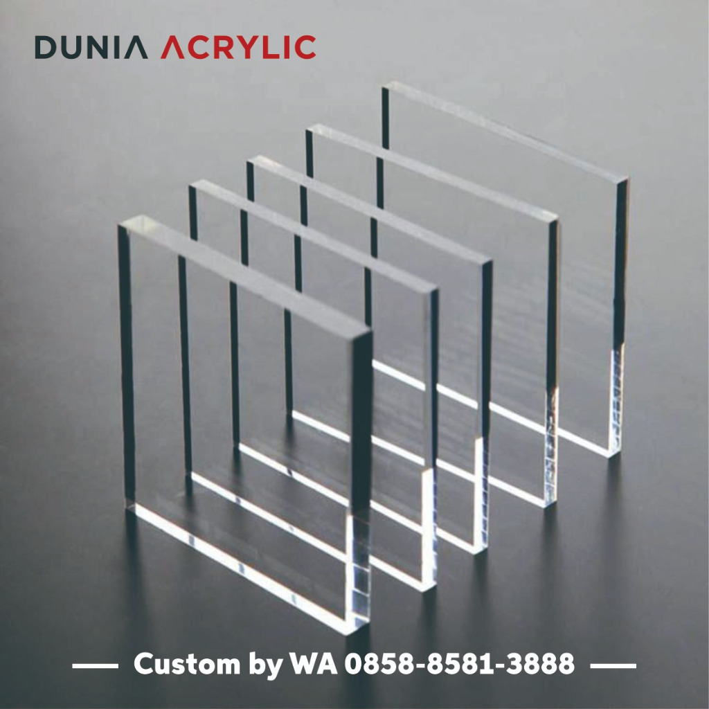 acrylic cutting 5mm bening /potongan acrylic/akrilik potongan