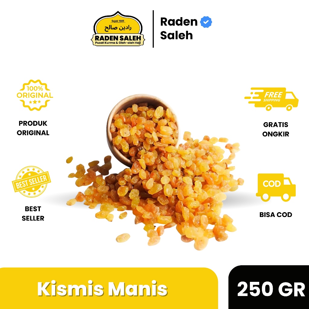 

Kismis Simin Raisin Manis 250 GR | Oleh Oleh Haji