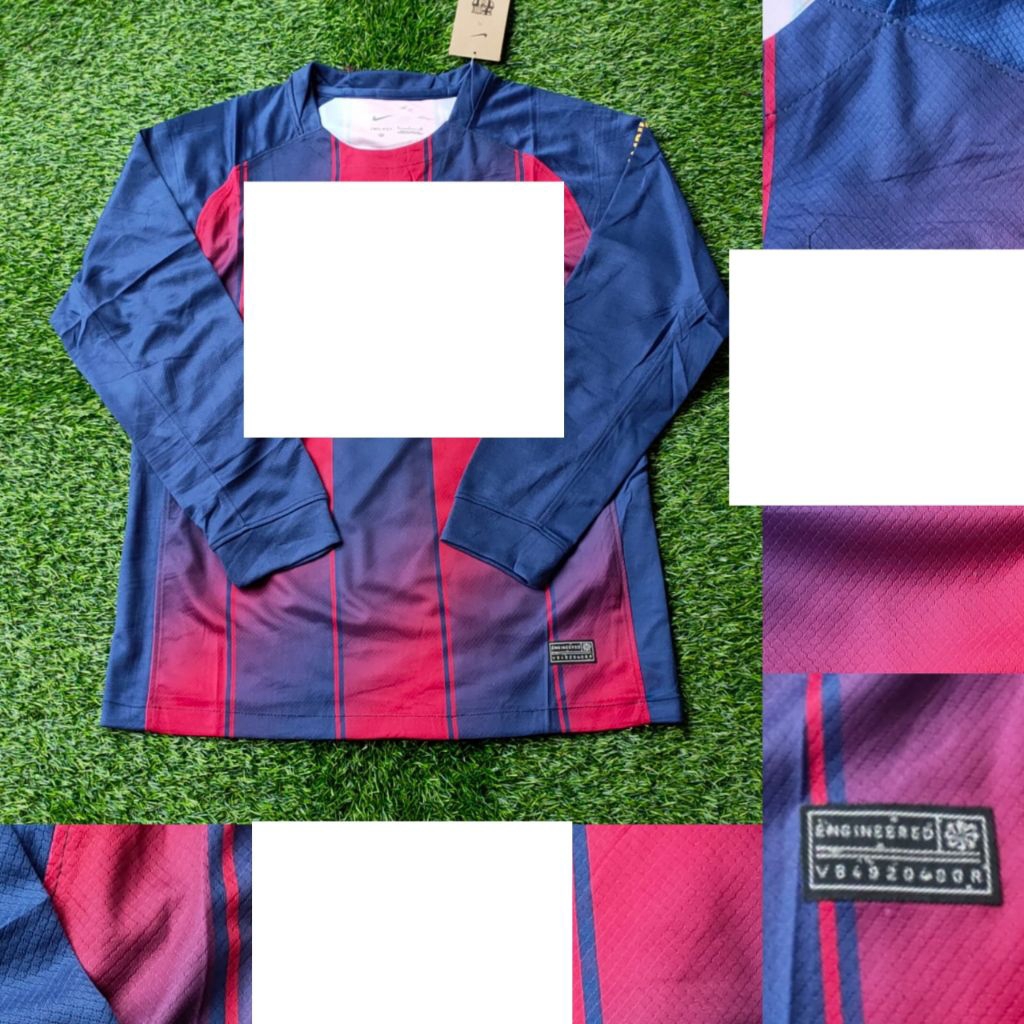 Jersey Bola Barcelona_Home Panjang Lengan Player Issue 25/26