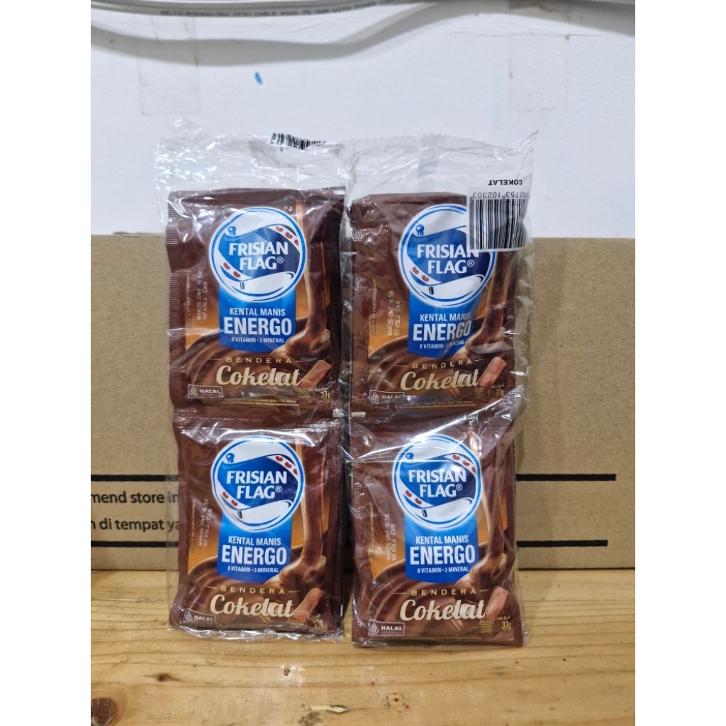 

Bendera Kental Manis Coklat Frisian Flag Choco Sachet 37gr x 6