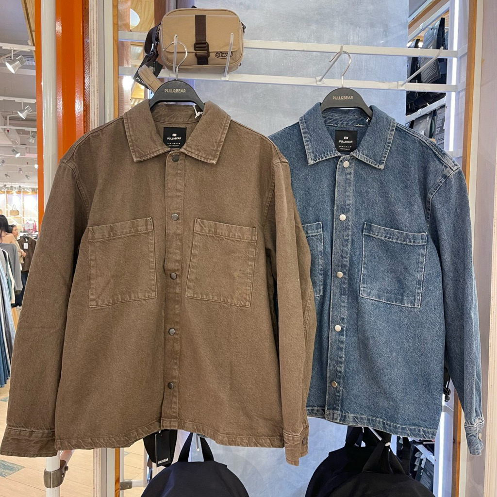 Kemeja Denim PULL&BEAR MEN Jastip (jasa titip)