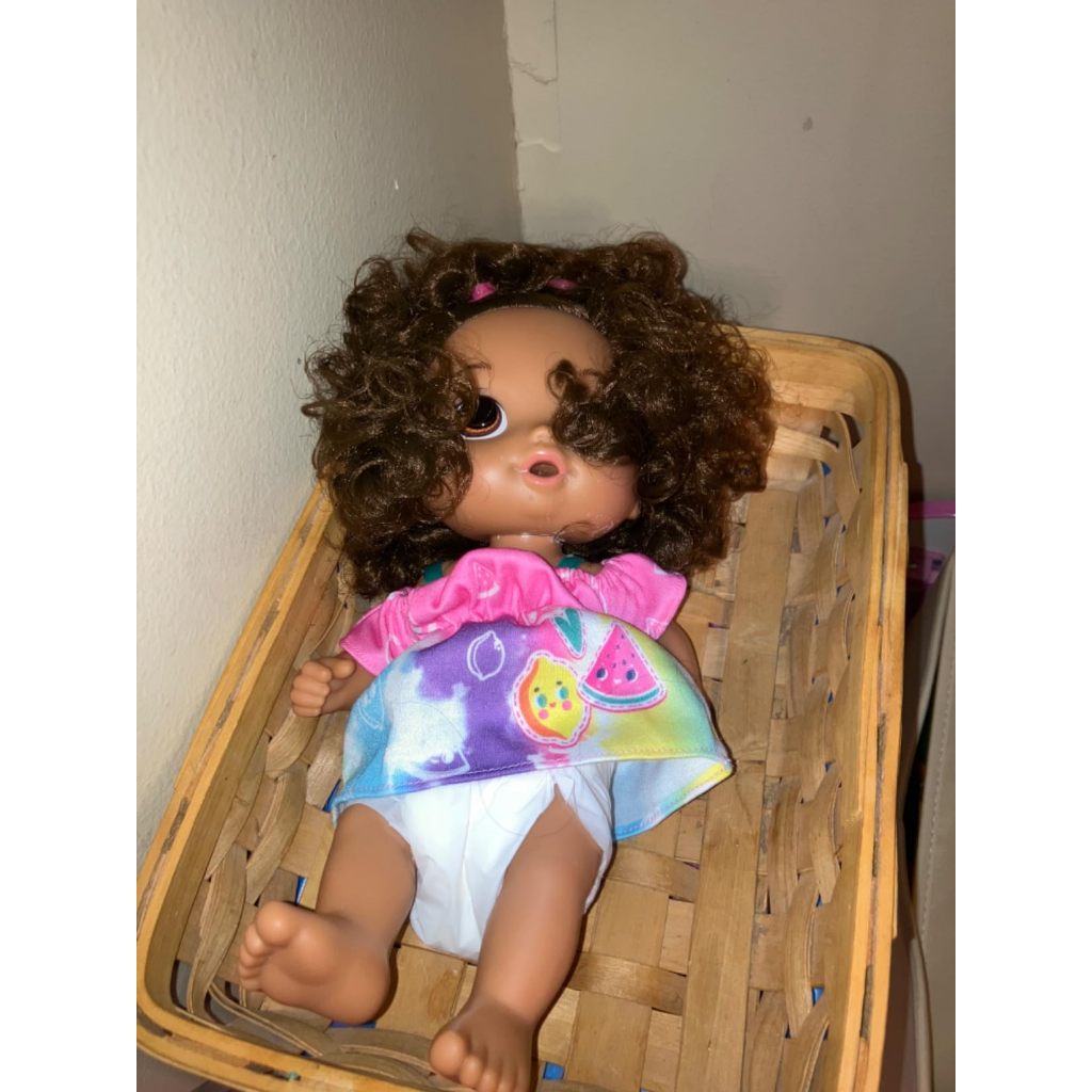 BABY ALIVE POWDERED DOLL FOOD REFILL, BABY ALIVE ACCESSORIES, 5 DOLL FOOD PACKETS, DOLL SPOON, BABY