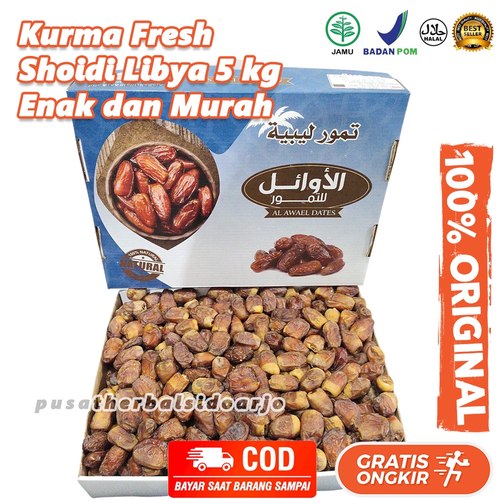 

Kurma Shoidi Libya Premium Asli Import | Kurma Manis Legit Tekstur Lembut | Cocok Untuk Hidangan Keluarga, Oleh-Oleh, Cemilan Sehat, Takjil Ramadhan, Stok Hemat Harian, Kualitas Super Fresh