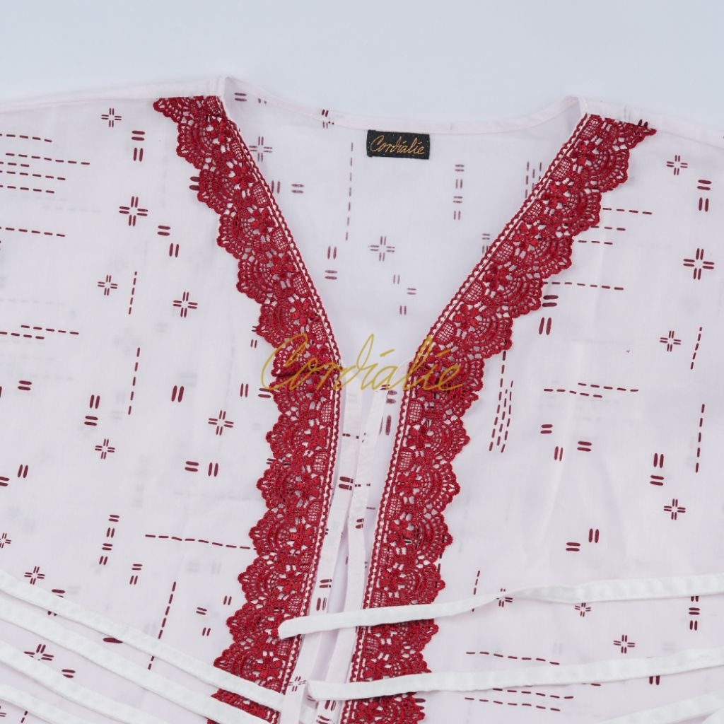 VEST OUTER BATIK JUMPUTAN + RENDA