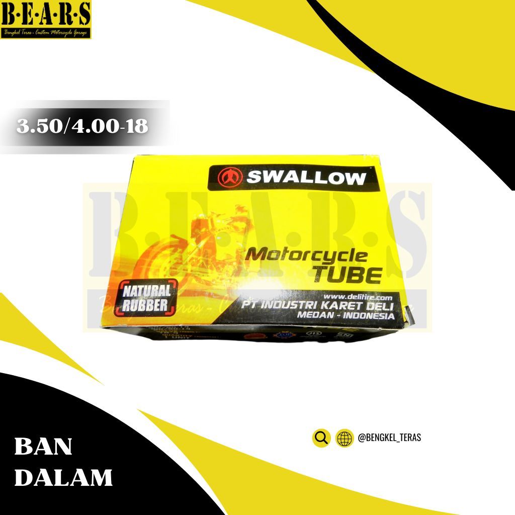 Ban Dalam Ukuran 350 400 18 untuk ban dan velg ring 18