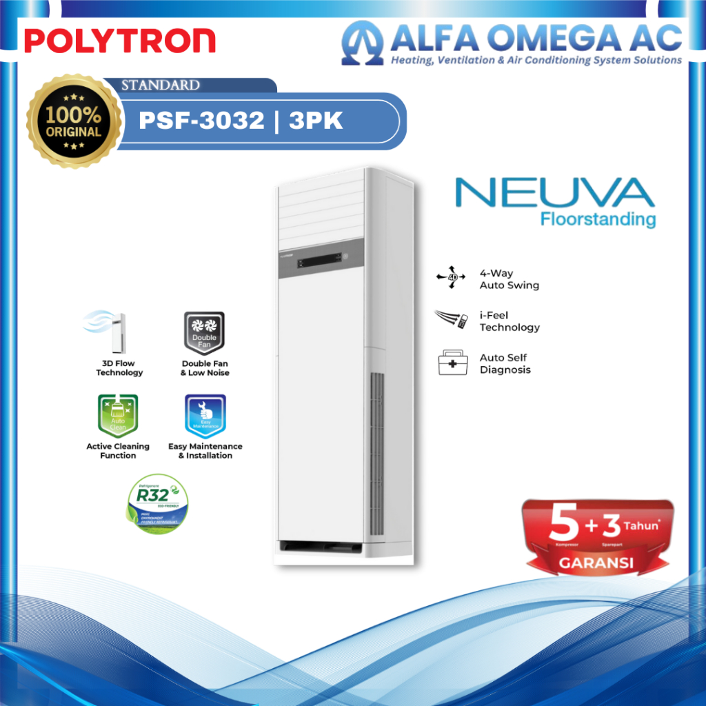 Polytron AC Floor Standing 3 PK PSF3032