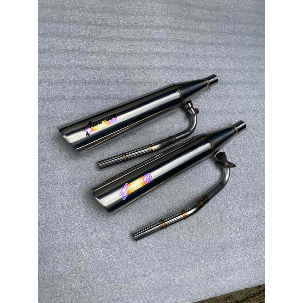 Knalpot Standar Racing Original 'ZEROTECH" Kharisma Supra 125 Supra Fit New Supra Lama