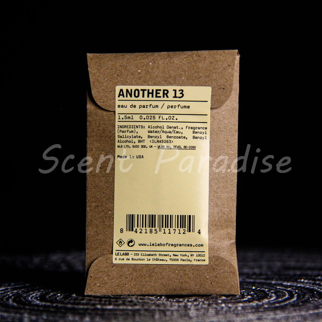 [LE LABO ANOTHER 13]  1.5ml Tester Parfum/Wewangian Parfum Botol/Sampel Parfum/Vial Parfum Original