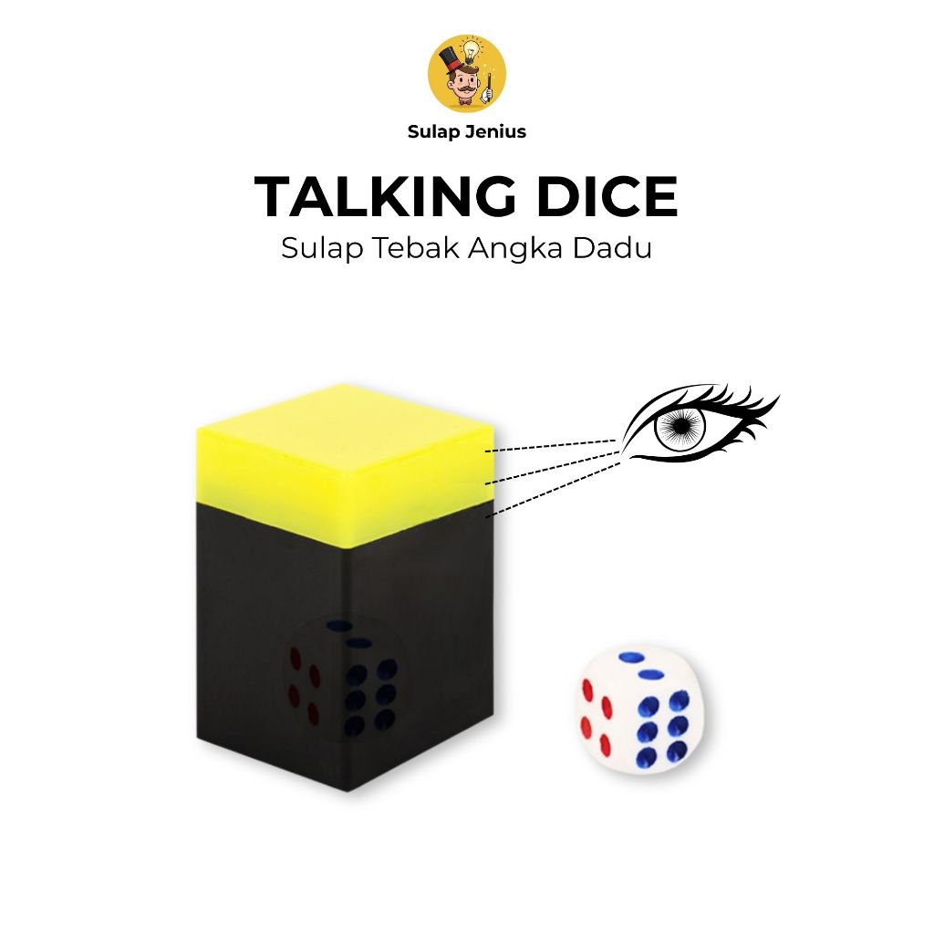 Alat Sulap Dadu Paranormal Talking Dice Magic Alat Sulap Anak Anak