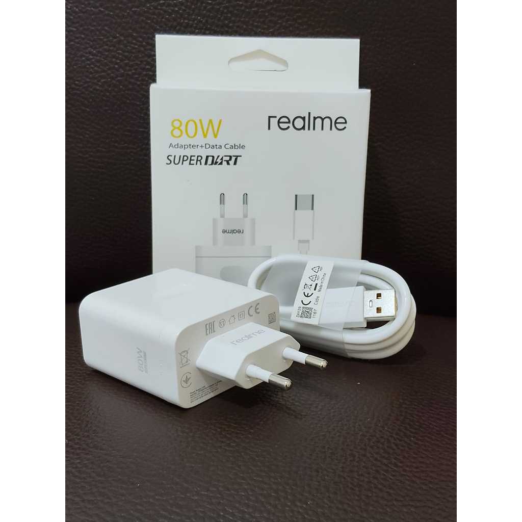 ( 80W  ) ￼Charger Casan REALME 13 Pro C63 C65 C75 67W Original SuperDART VOOC TYPE C / travel adapto