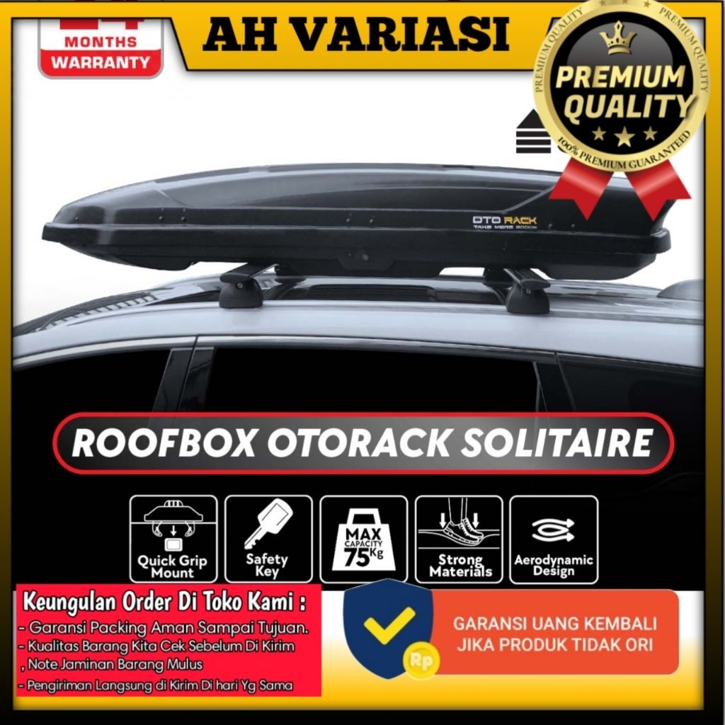 Roof Box / Roofbox Otorack Solitaire 550L Otoproject