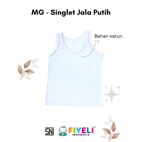 MEGA - Singlet Bayi Kaos Kutang Bayi Laki Perempuan Kaos Dalam Bayi