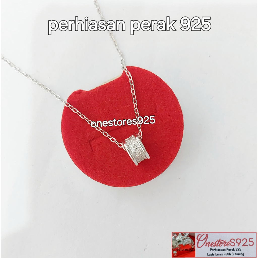 KALUNG KOYE RODA PERAK 925 LAPIS EMAS PUTIH KOYE 42