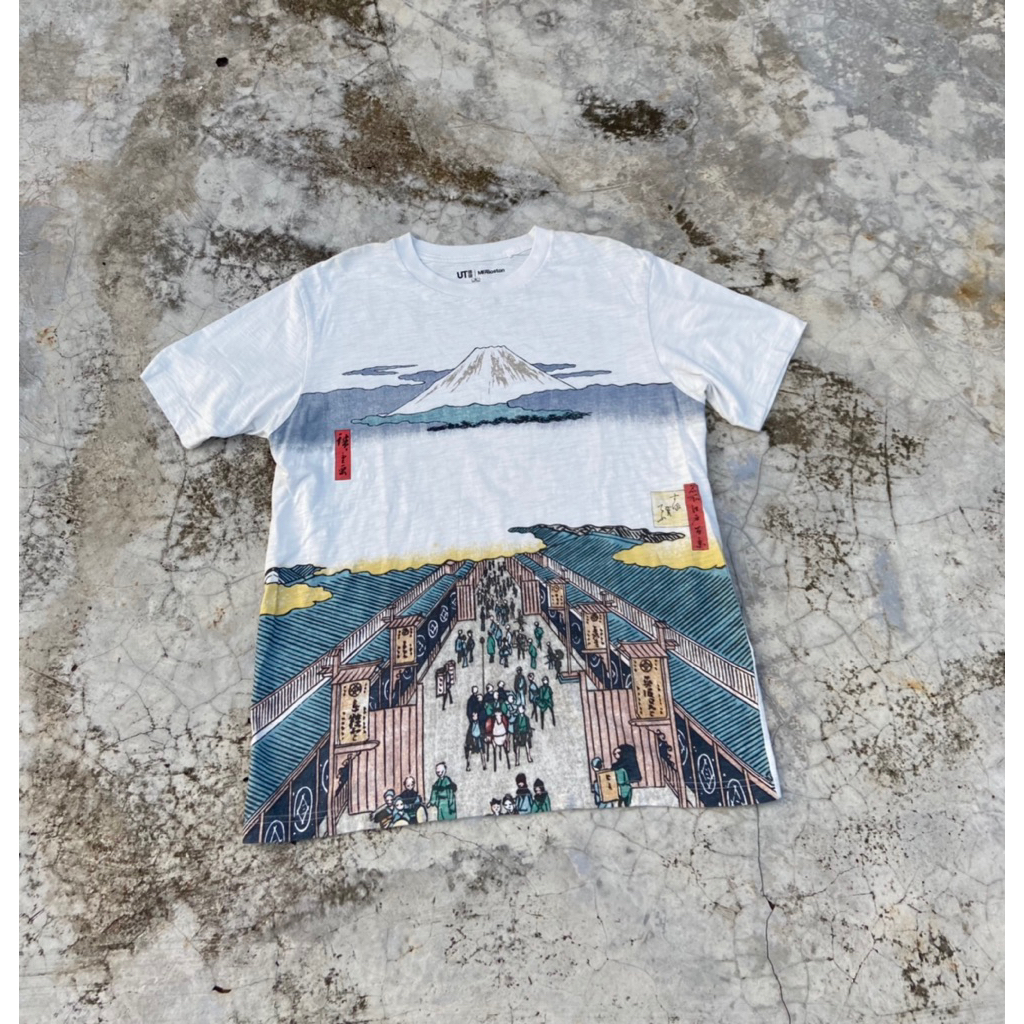 Tshirt Uniqlo x mfaBoston Original White - size XL