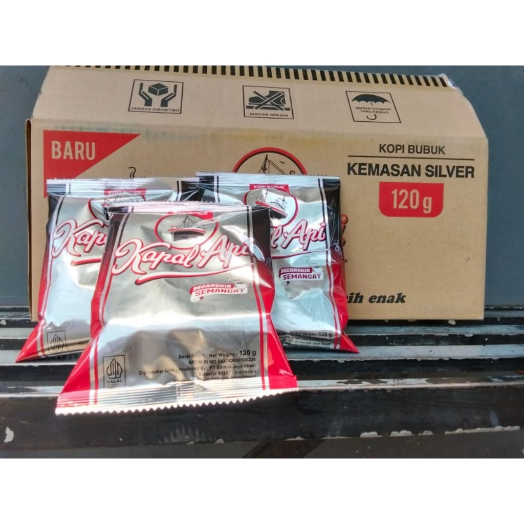 Kapal Api Silver Tanpa Gula 120gram