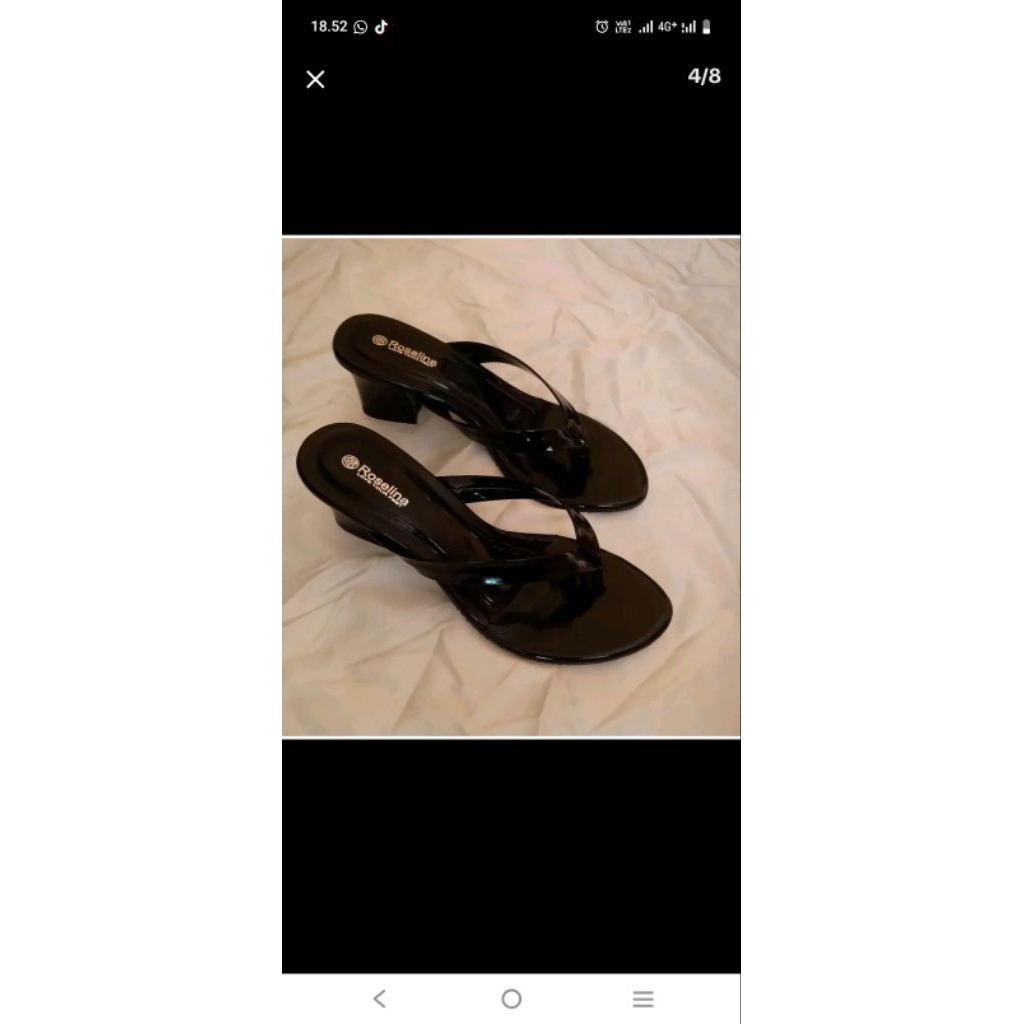 sandal wanita /sandal jepit hak3-5cm