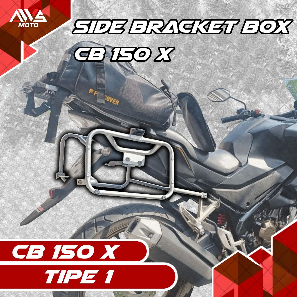 Bracket samping Honda CB150X Box cb150x