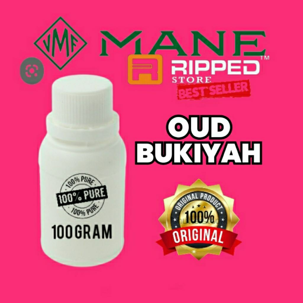 100ML Bibit Parfum Murni Oud Bukiyah Original Mane