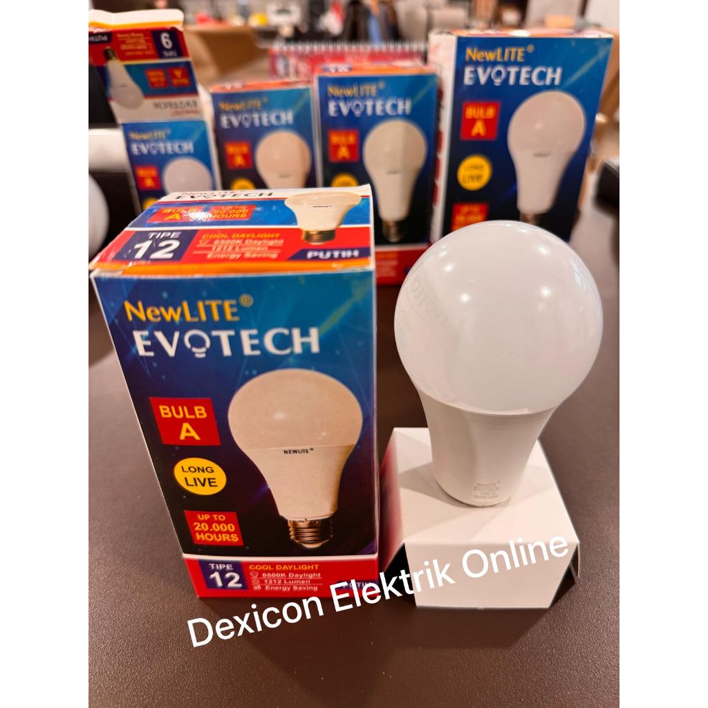 LED Newlite Evotech Bulb / Bohlam Terbaru 2025 / LED bulat / Lampu LED Murah / Lampu LED Terang / La