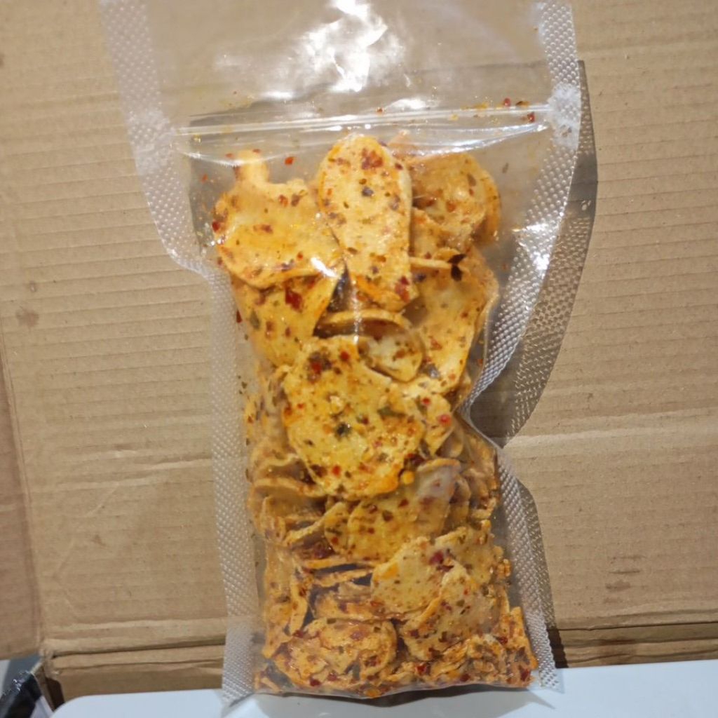 

Basreng pedas daun jeruk