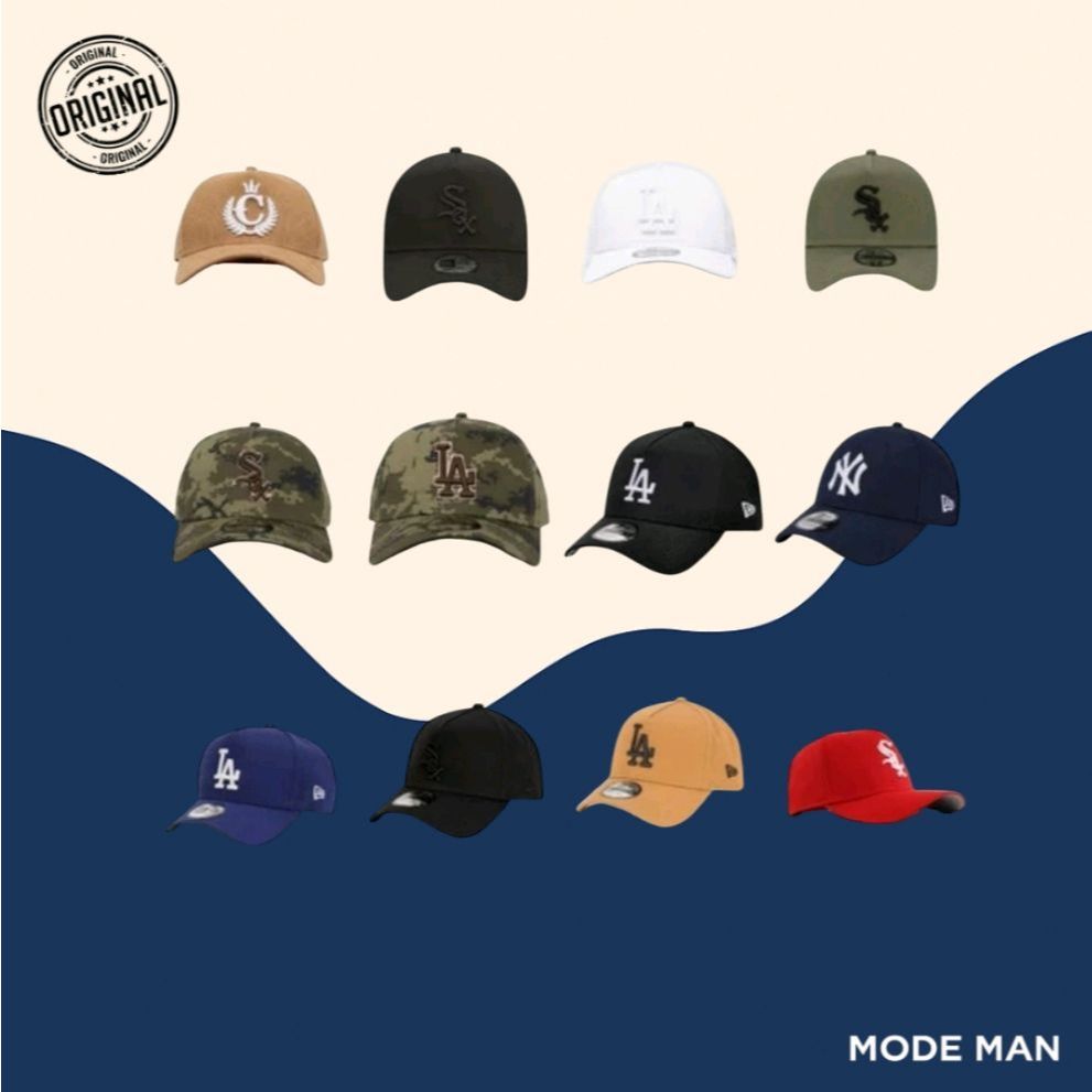 New Era 9Forty / 9 Forty Snapback Hat – Topi Snapback Pria Wanita, Topi Baseball Adjustable, Aksesor