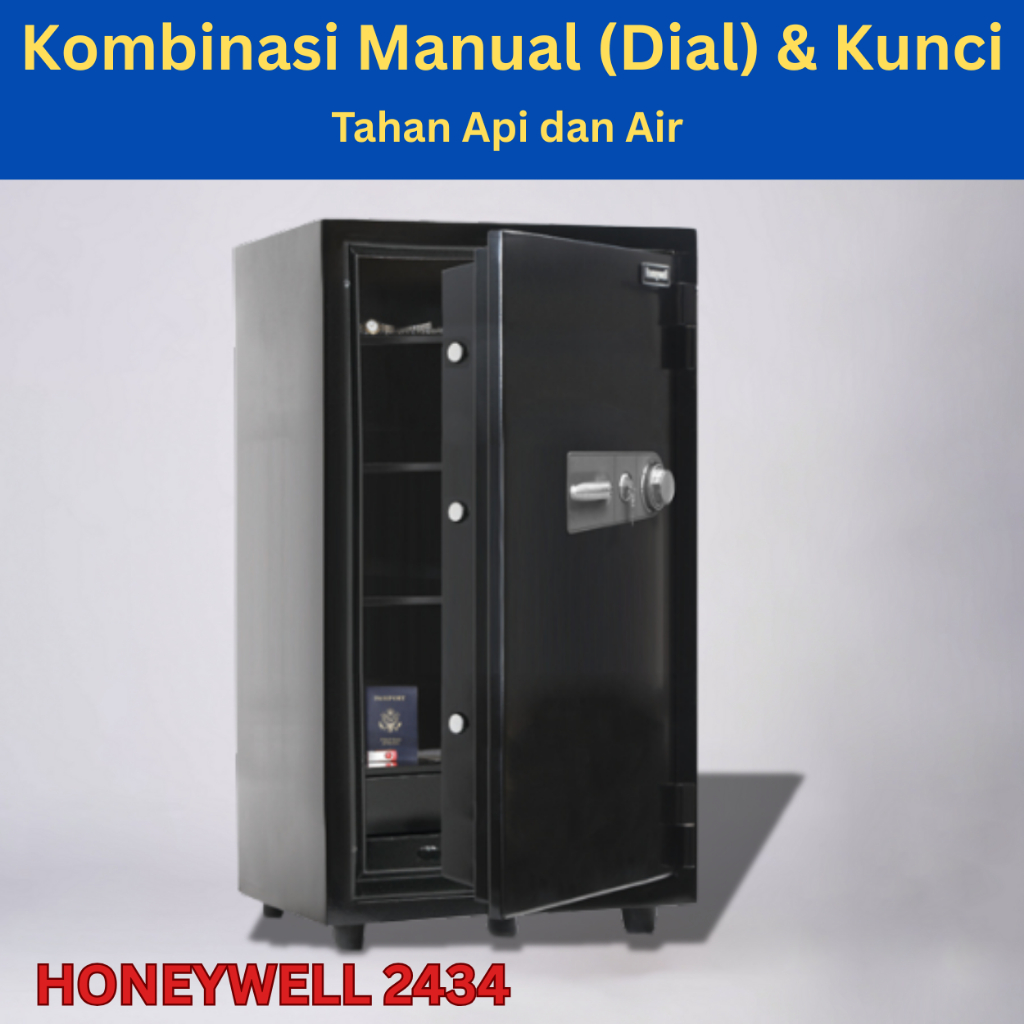 Brankas HONEYWELL 2434 Tahan Api | Brankas Dokumen | Brankas Uang dan Emas Tahan Aapi | Berangkas