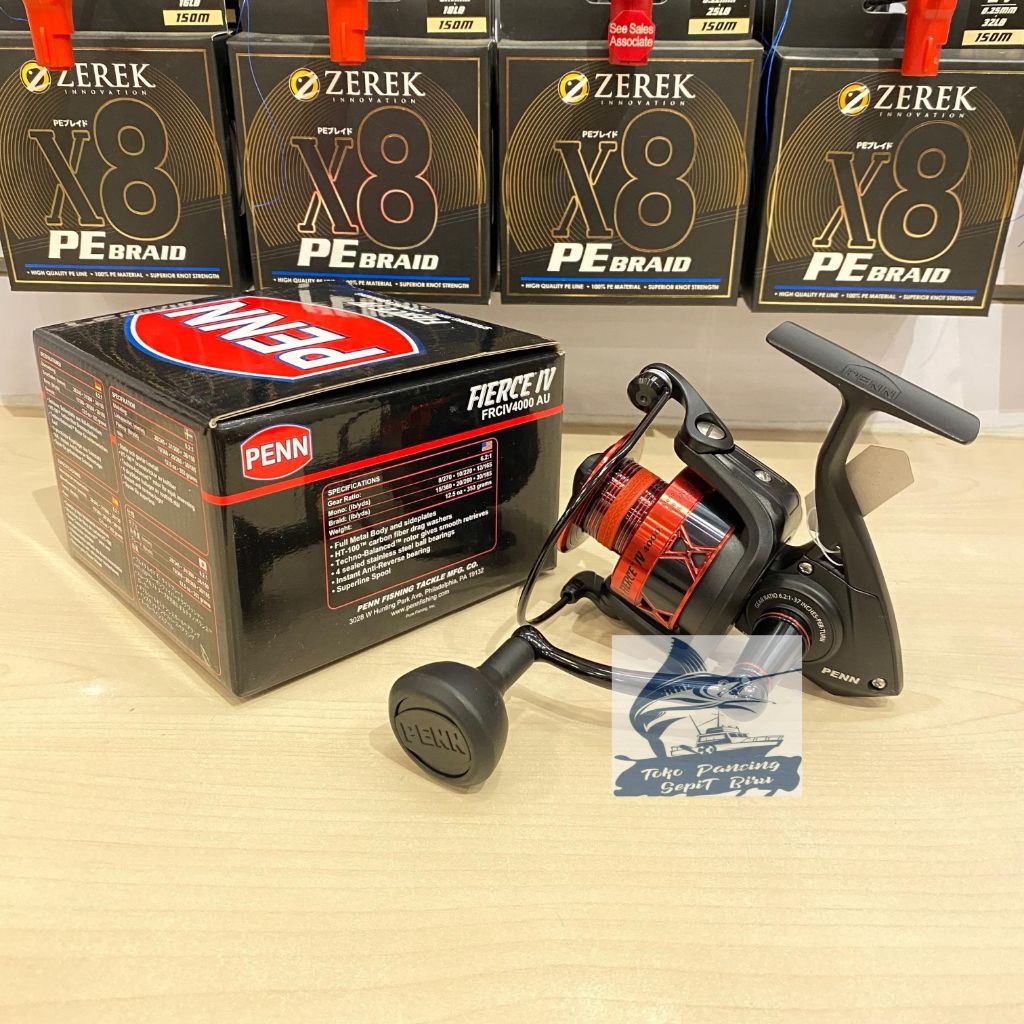 REEL PANCING PENN FIERCE IV 1000 2000 2500 3000 4000 5000 6000 8000 POWER HANDLE