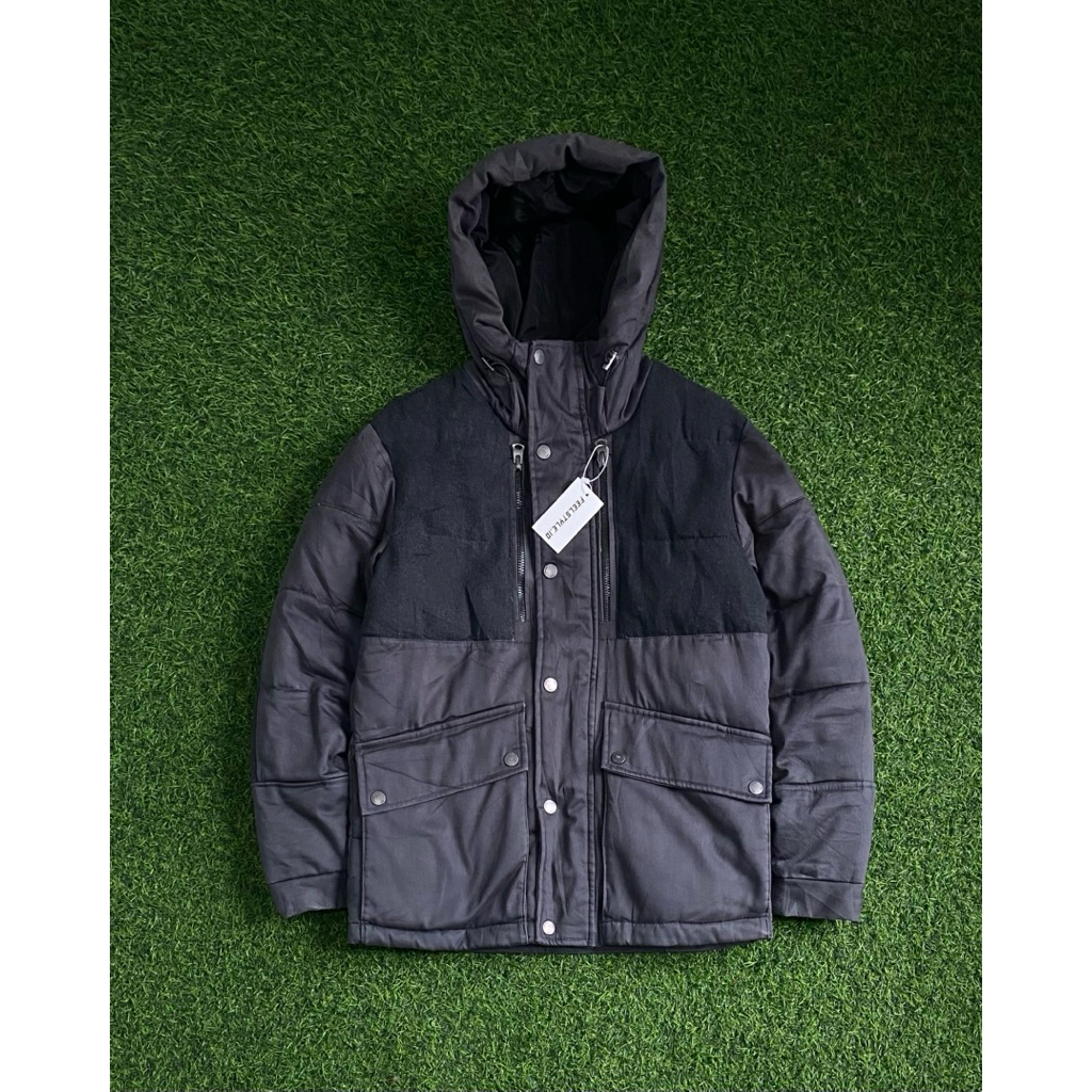 Zara Man Denim Down Jacket