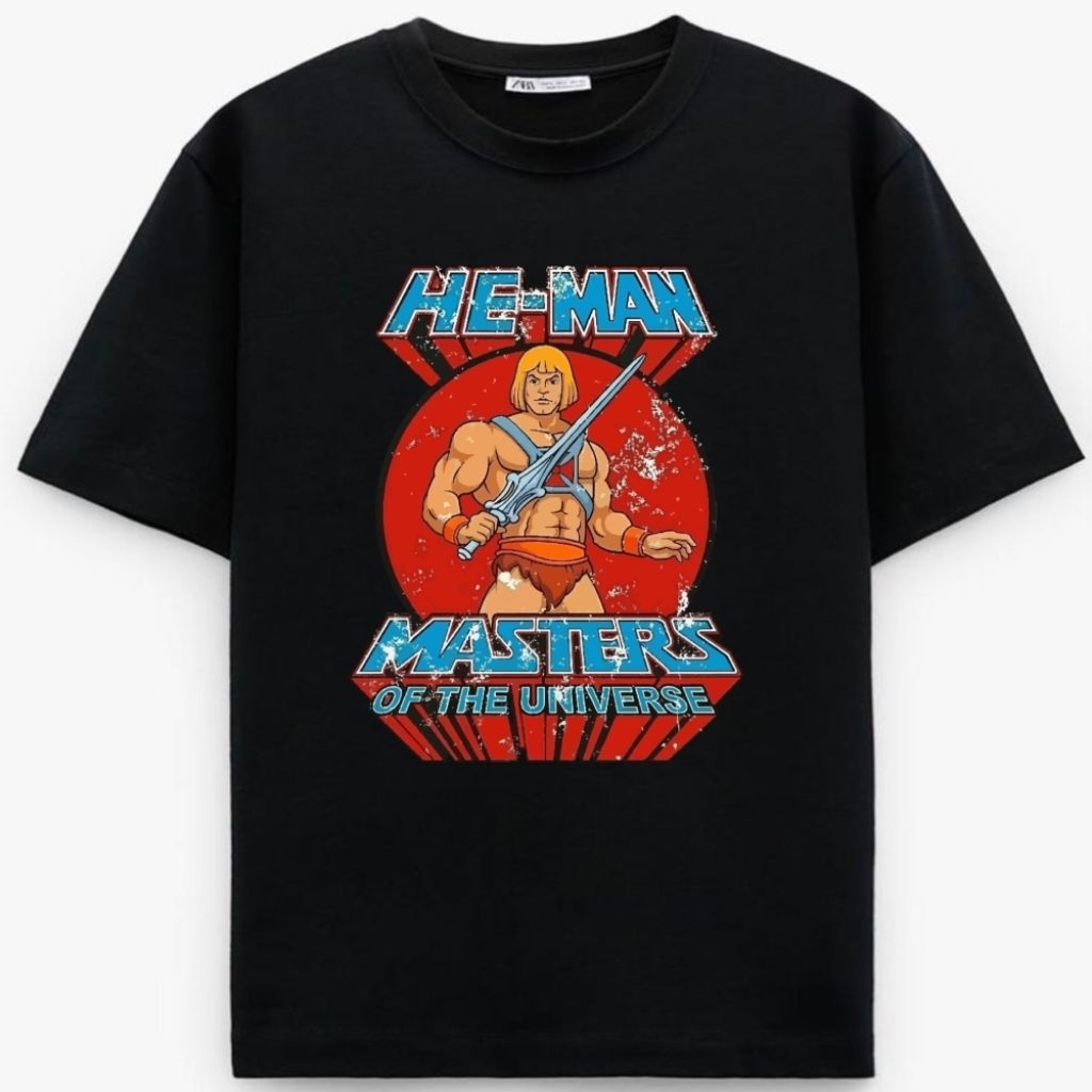 Kaos HE-MAN baju Tshirt Retro HE-MAN ukuran S - 5XL