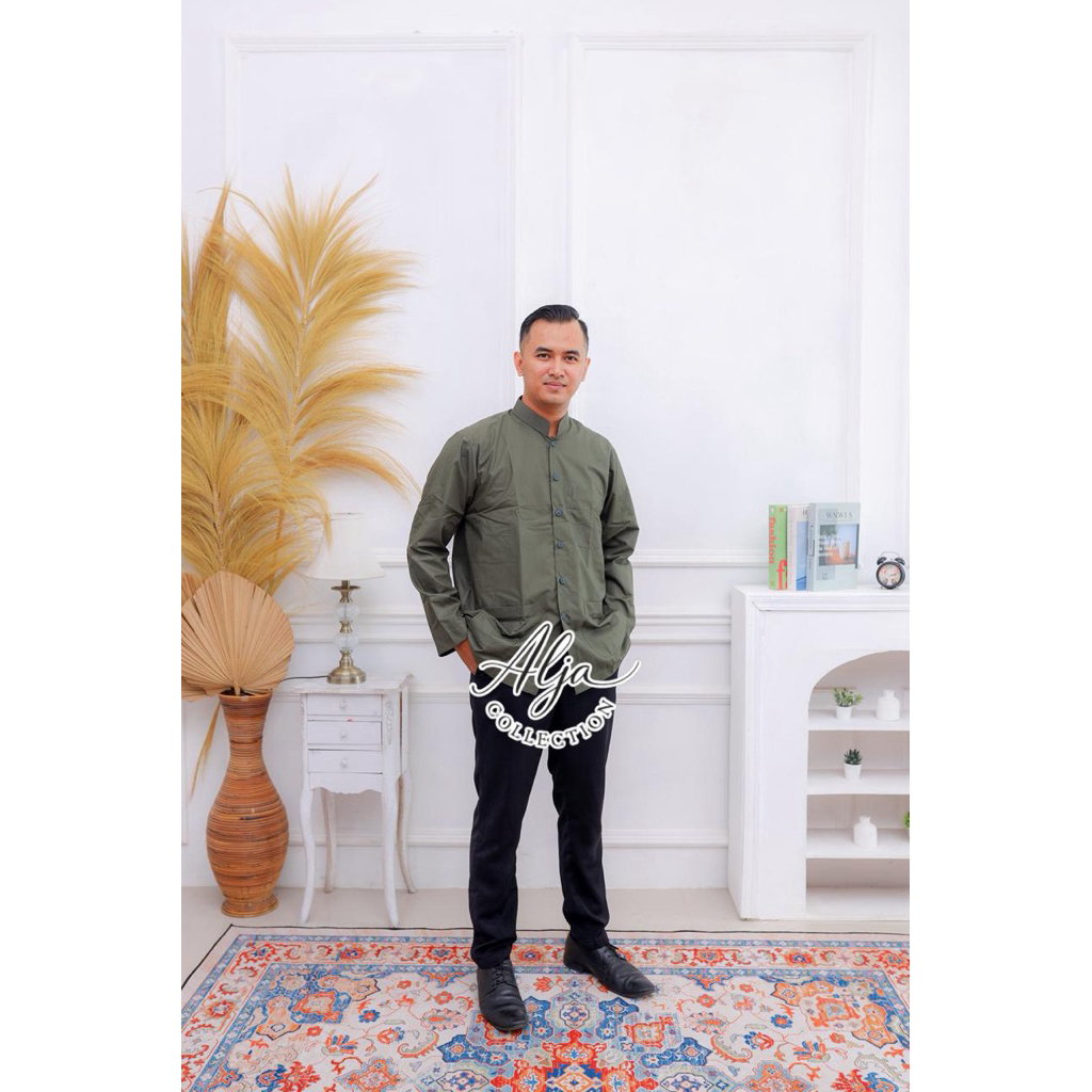 COD BAJU KOKO / HAIBAH/BAJU TAQWA PRIA/BAJU KOKO HAIBAH/KOKO PRIA ALLEBAS/ KOKO VIRAL LENGAN PANJANG