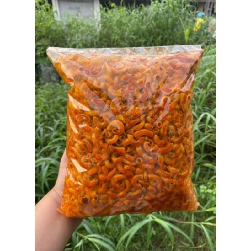 

Makaroni pipa pedas daun jeruk