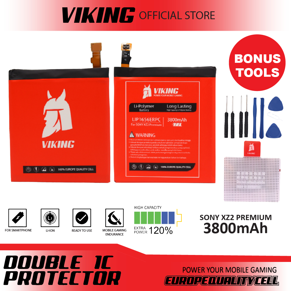 VIKING Baterai Sony Xperia XZ2 Premium Double Power