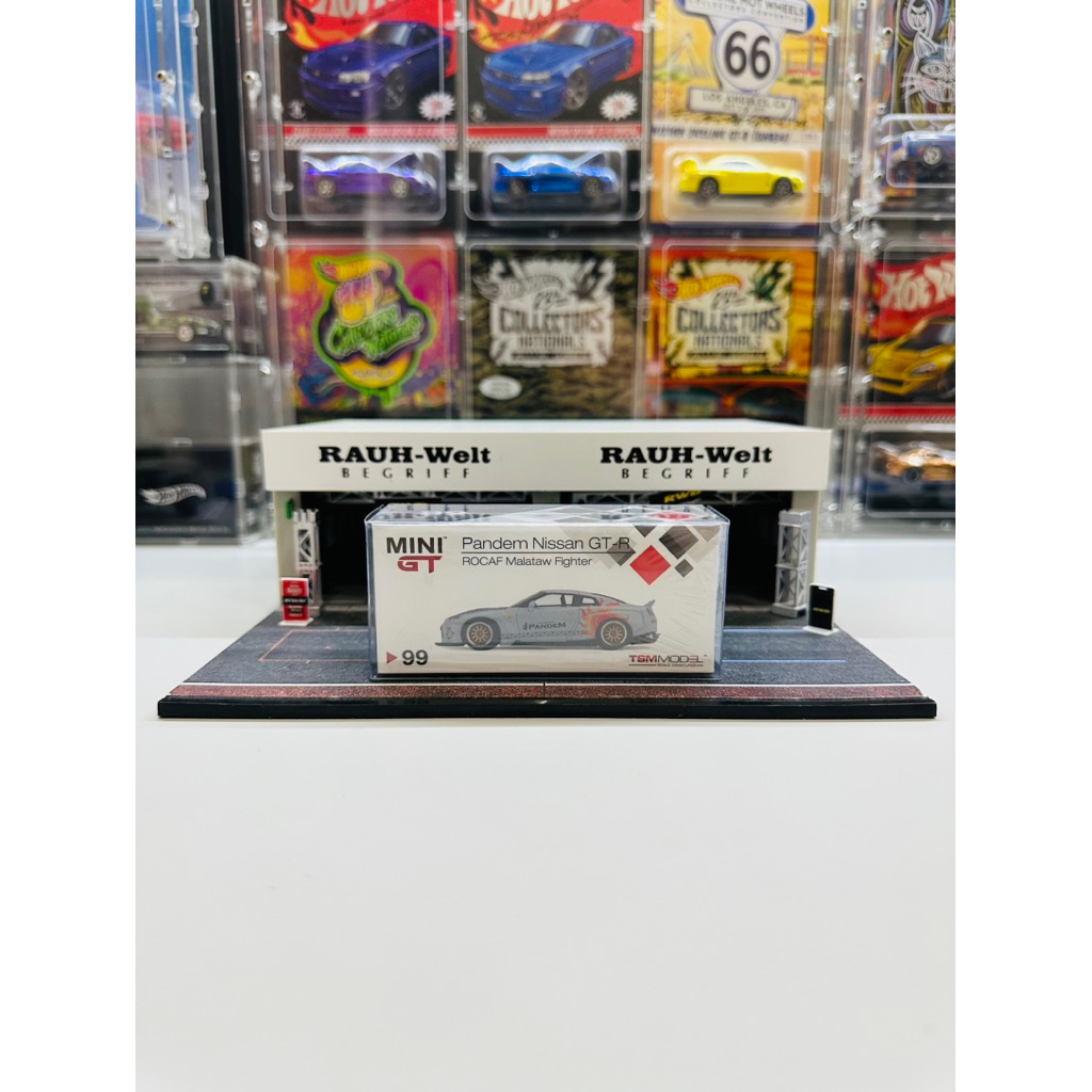 Mini GT No 99 Pandem Nissan GTR R35 ROCAF Malataw Fighter Ducktail Taiwan Exclusive