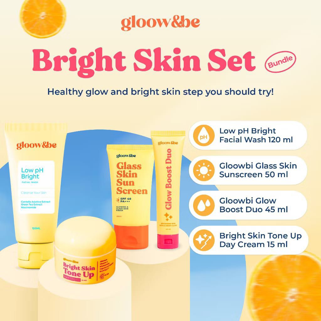 [SATUAN] GLOW&BE BRIGHTENS SKIN /SKINCARE ANAK REMAJA