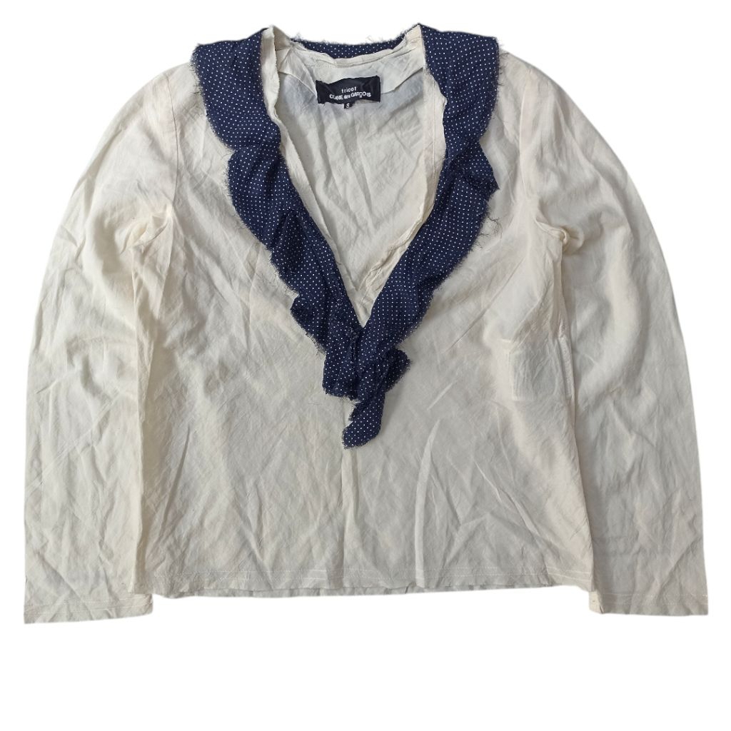 Kemeja Blouse Comme des Garcons Tricot