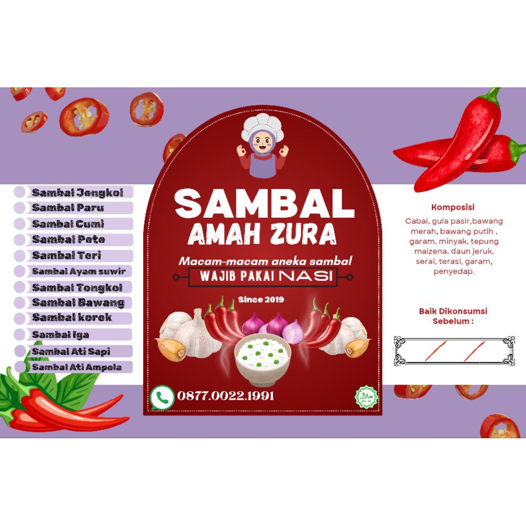 

Sambal Cumi [Sambal Amah Zura]