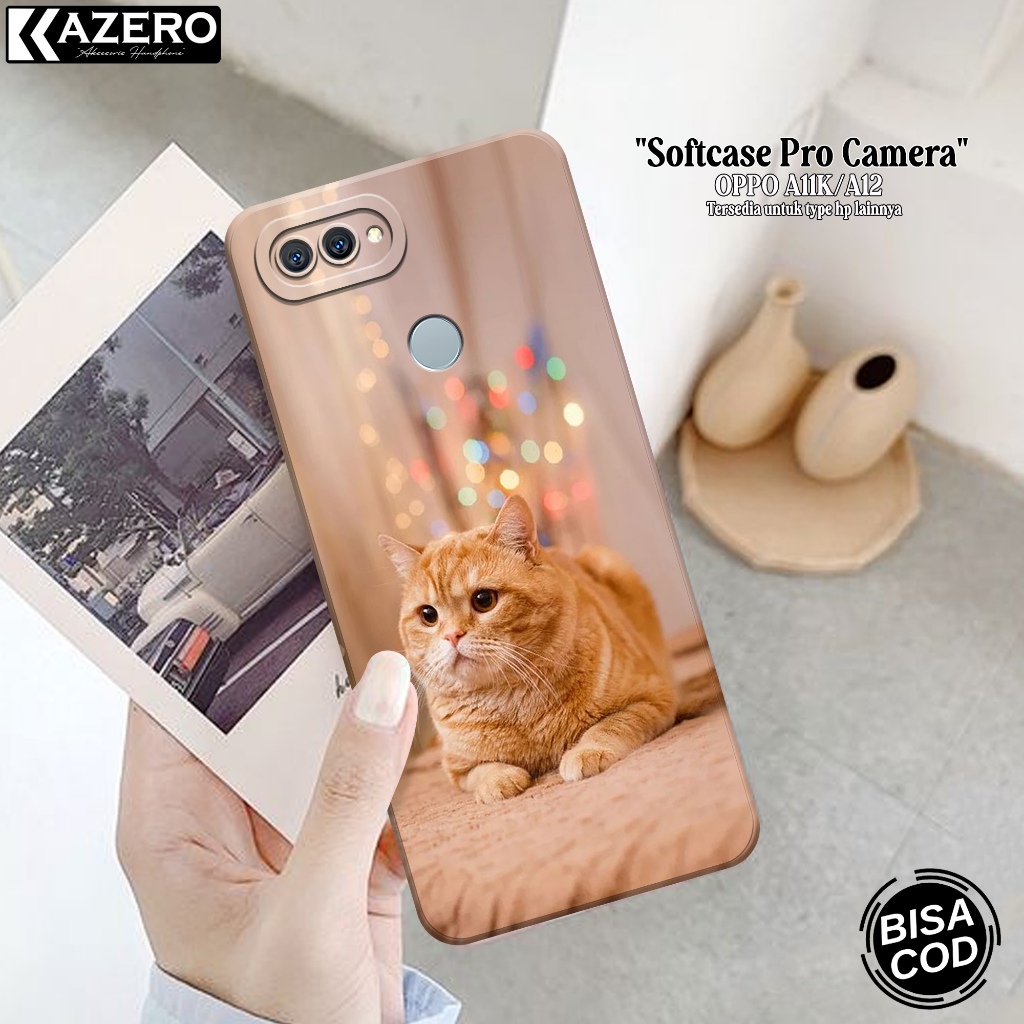 Case Hp OPPO A11K / OPPO A12 Fashion Case Kucing Silikon Pro Camera Softcase OPPO A11K / OPPO A12 Ca
