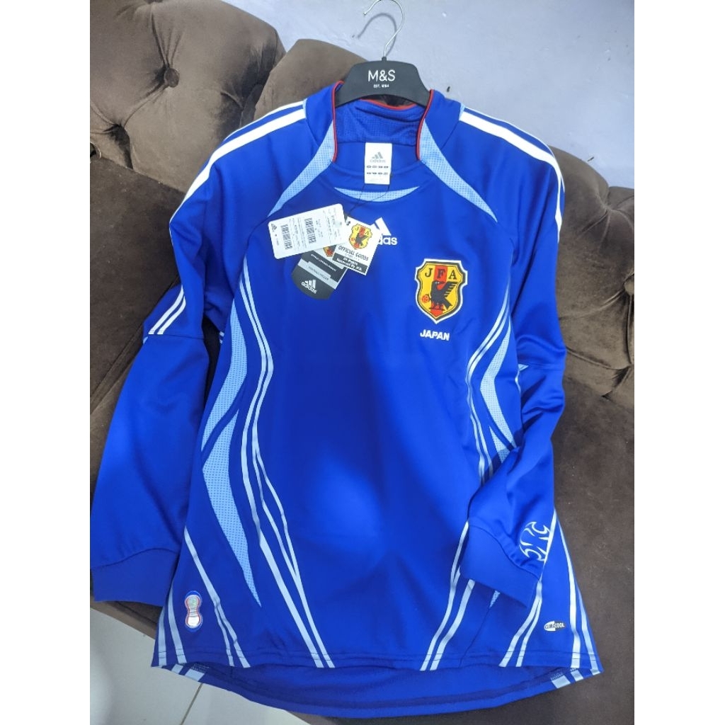 original bnwt Jersey jepang home world cup 2006 long Sleeve Japan asian cup 2007 retro vintage