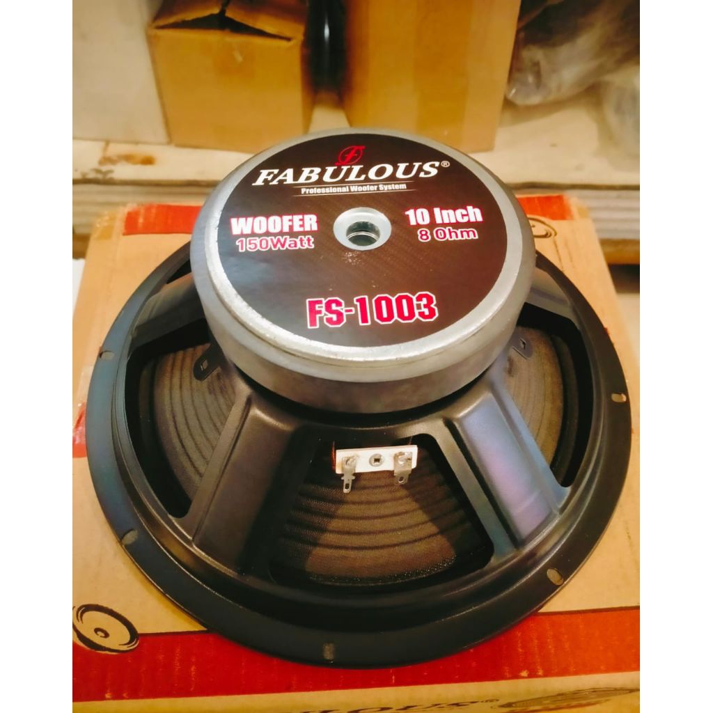 FABULOUS SPEAKER 10 inch 1003 komponen fabolos