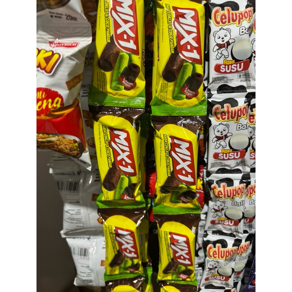 

Mix-1 snack wafer coklat dan pandan - ISI 20 pcs bonus 2!