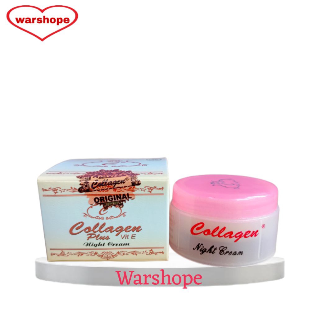 Cream Malam Collagen Berhologram Segel