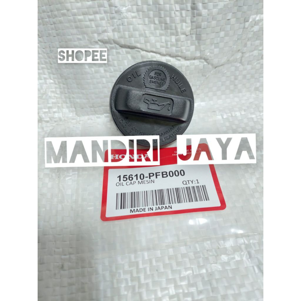 Tutup oli mesin oil cap Honda Jazz Ori