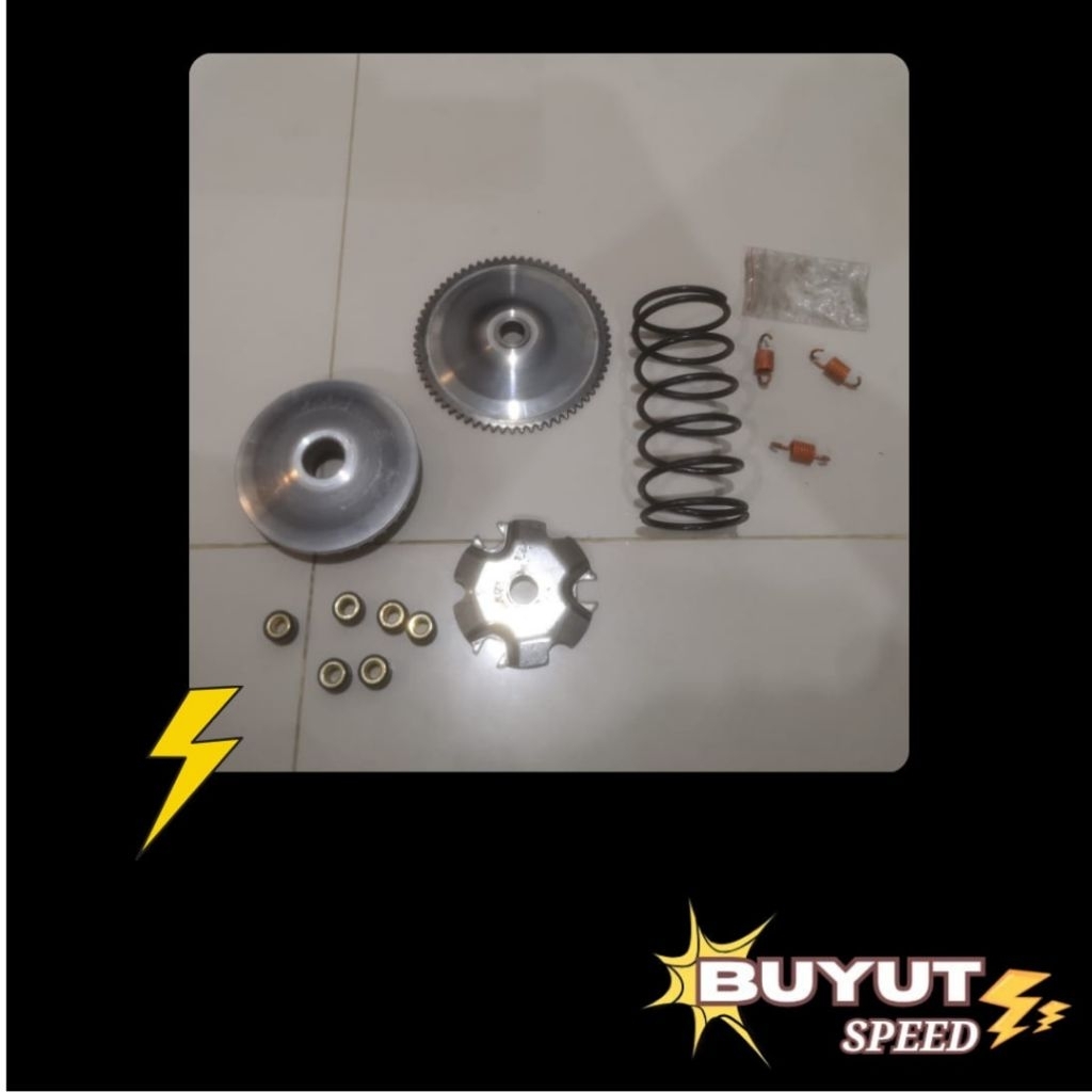 Paket Upgrade Kirian CVT Beat Scoopy Karbu