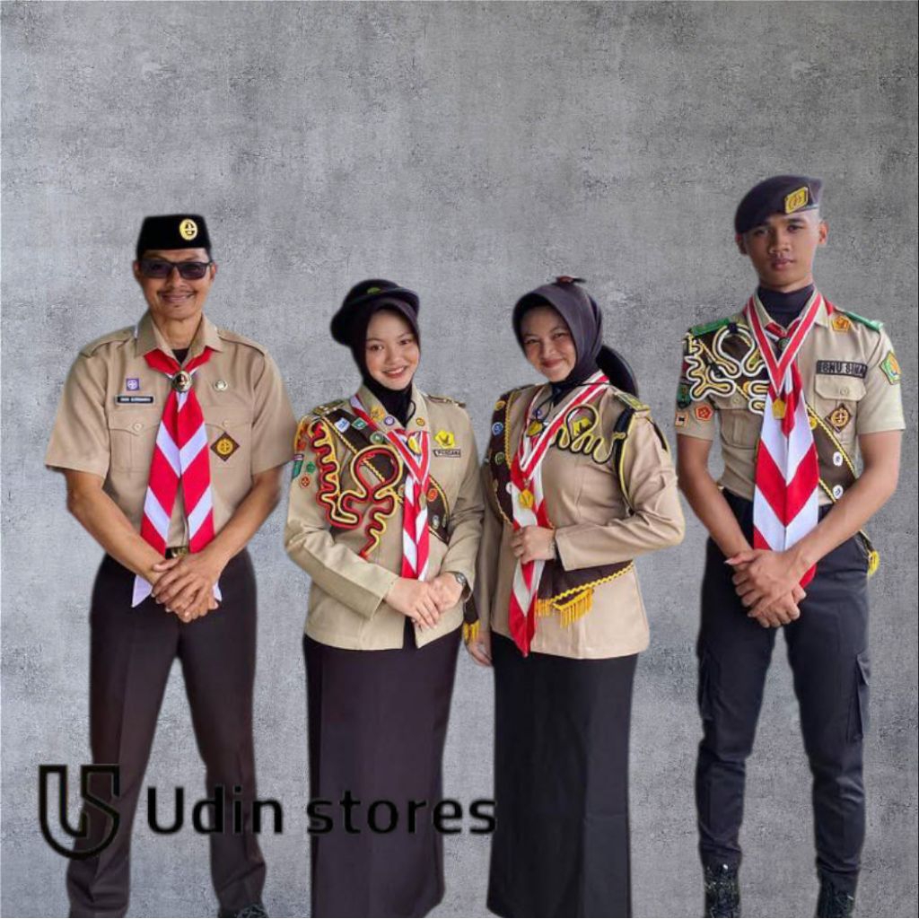 Seragam PRAMUKA SMP SMA DEWASA Putra Putri / Seragam Pramuka GURU / Baju PDH PRAMUKA Pria dan Wanita