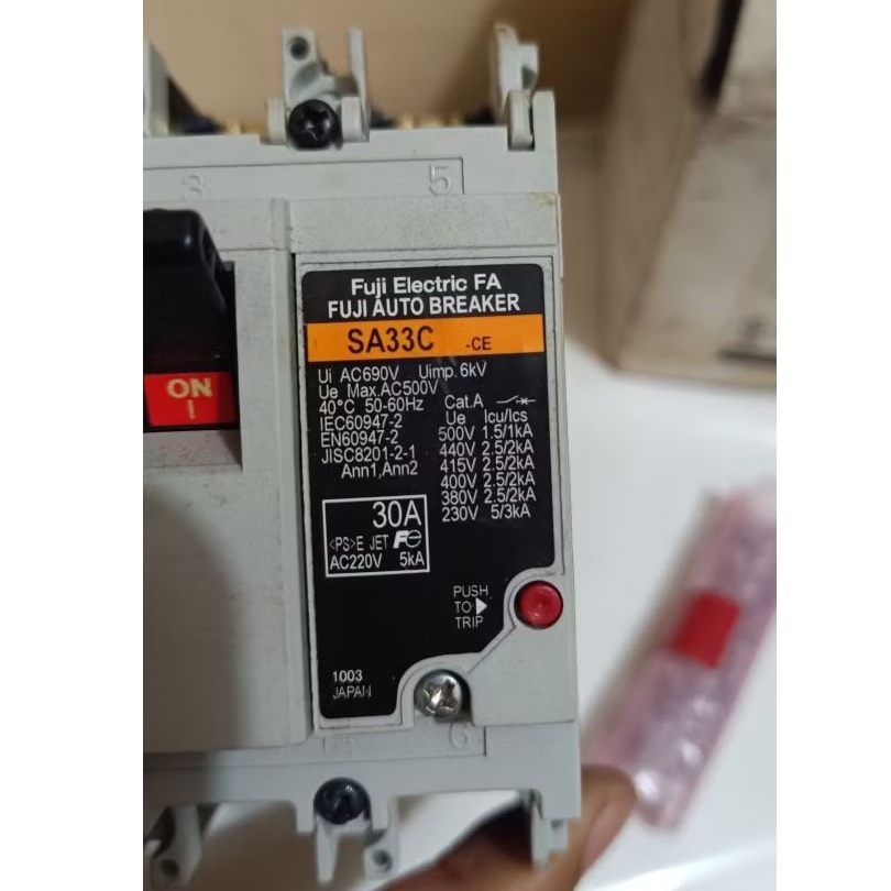 NFB MCCB FUJI SA33C 30A 3P