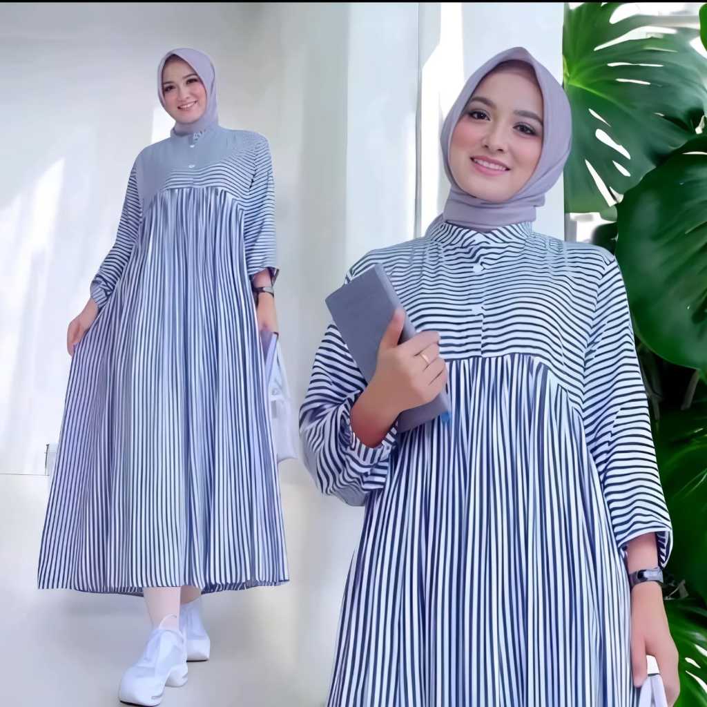 Jawani Midi Dress || Gamis Jawani Midi Dress Perempuan Terbaru
