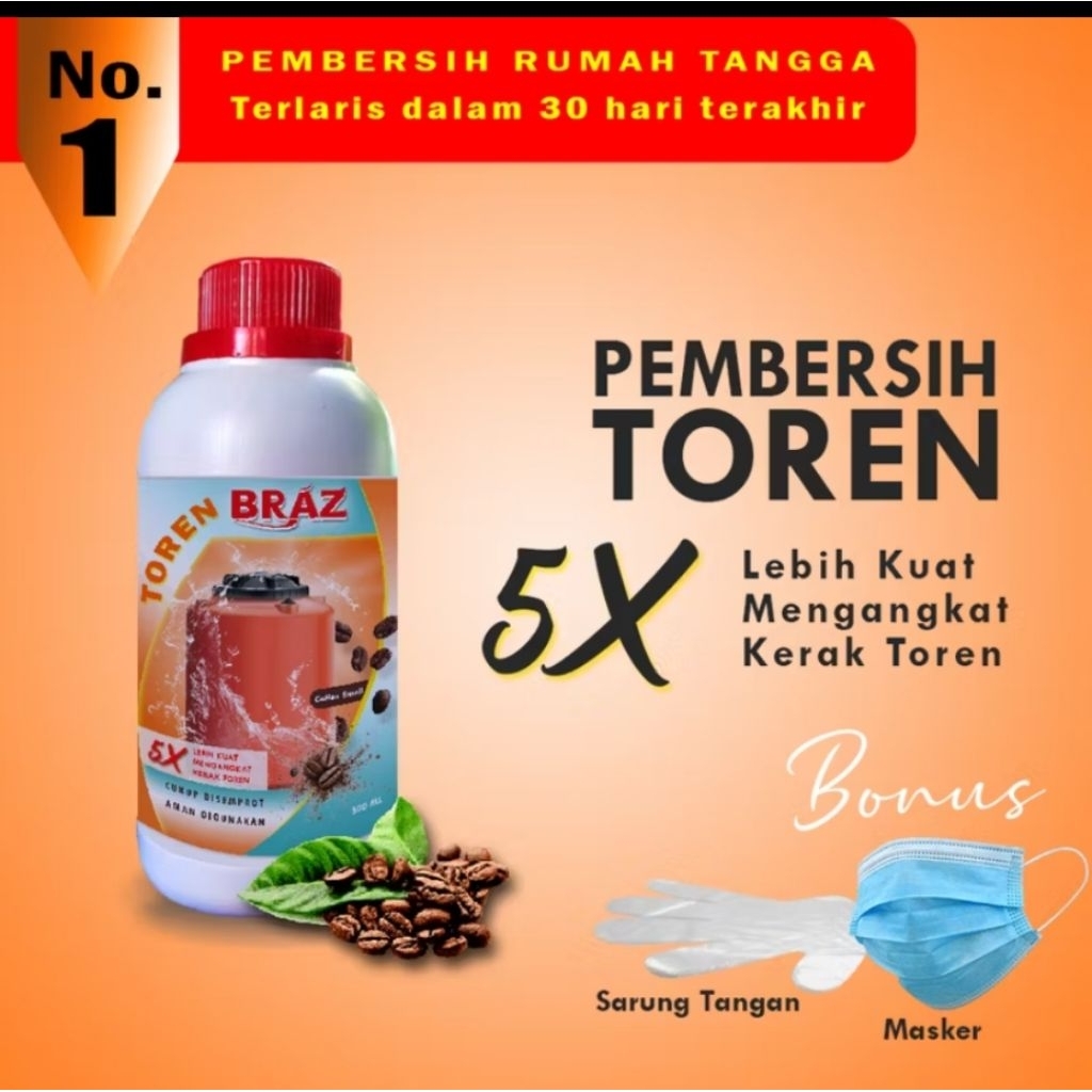 Braz pembersih toren -BRAZ – Pembersih Toren & Tandon, Ampuh Hapus Lumut Sekejap!