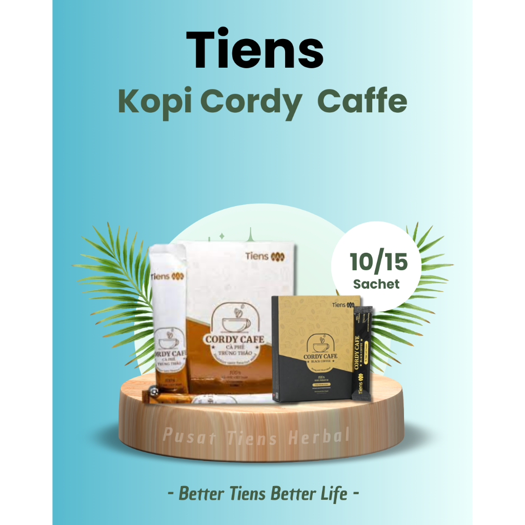 Cordy Cafe Original - Kopi Tiens Kuat Tahan Lama 100% Originall || Kopi Herbal
